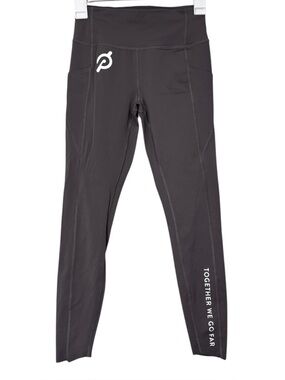 Peloton Essential Tulip Together We Go Far Gray Athletic Leggings Size Small